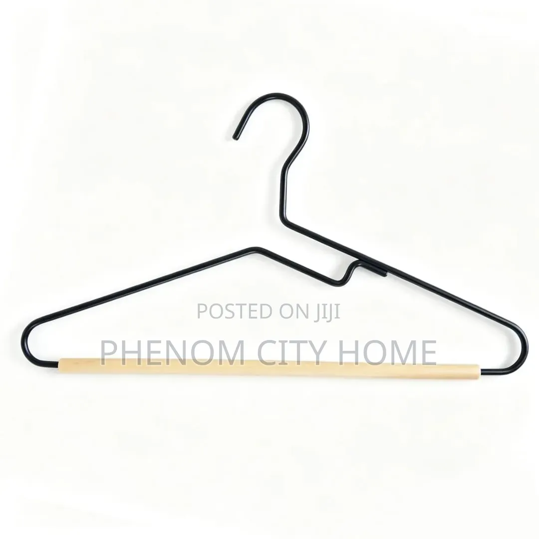 10pcs Heavy Duty Metallic Clothes Hangers