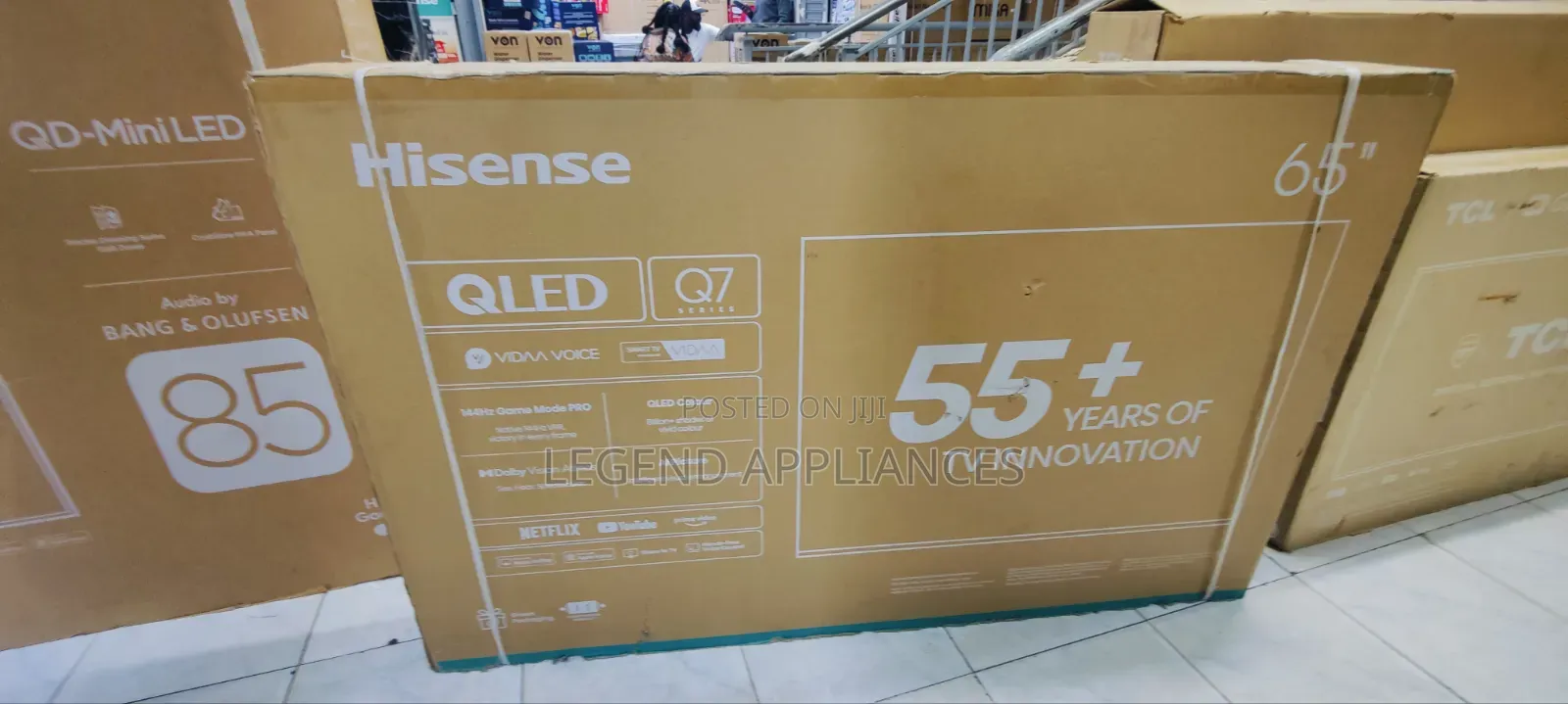 Hisense 65q7qken 65-Inch Qled Pro Uhd 144hz Smart TV