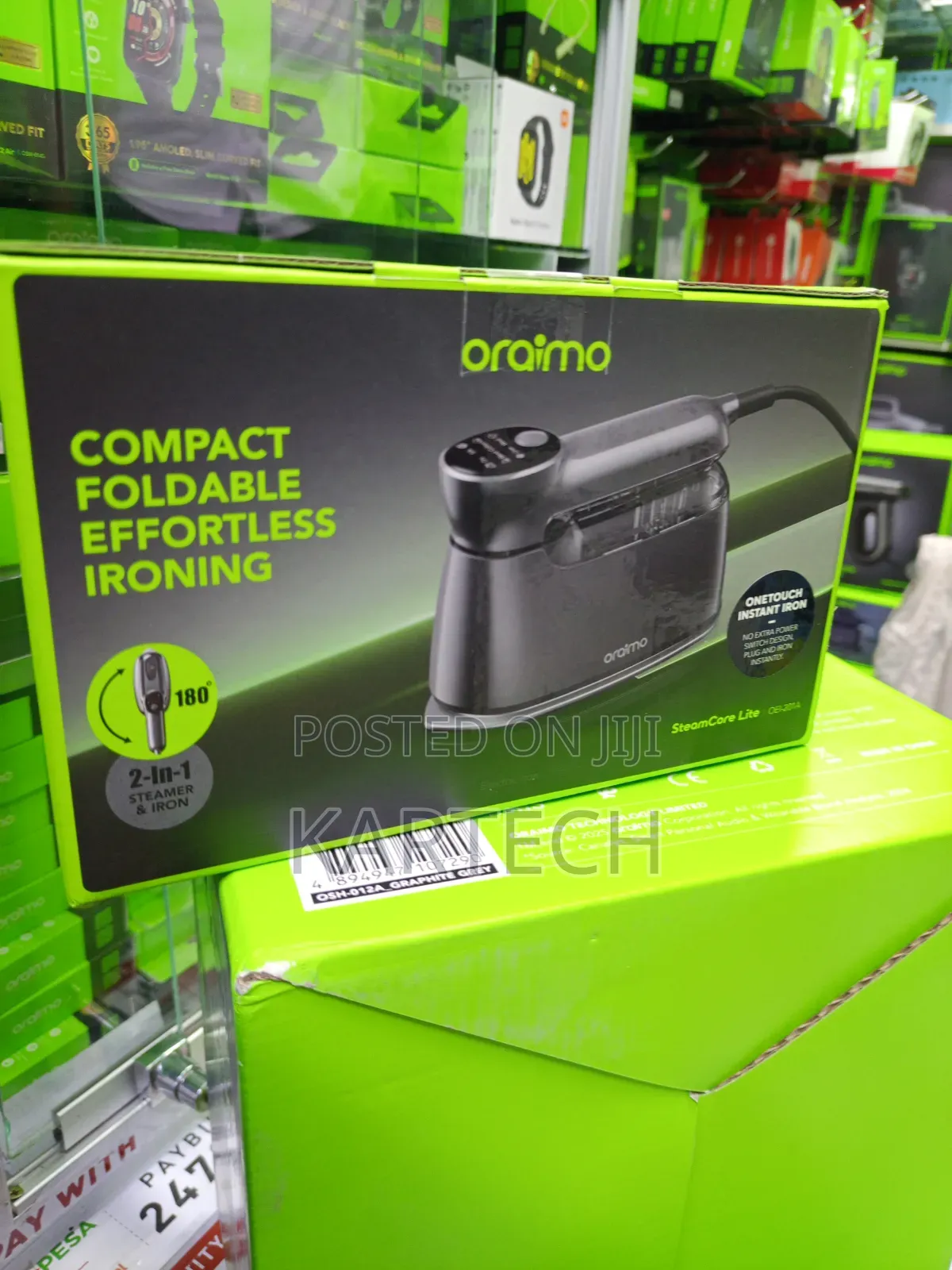 Oraimo OEI-201A SteamCore Lite Travel-Friendly Garment Steamer Iron