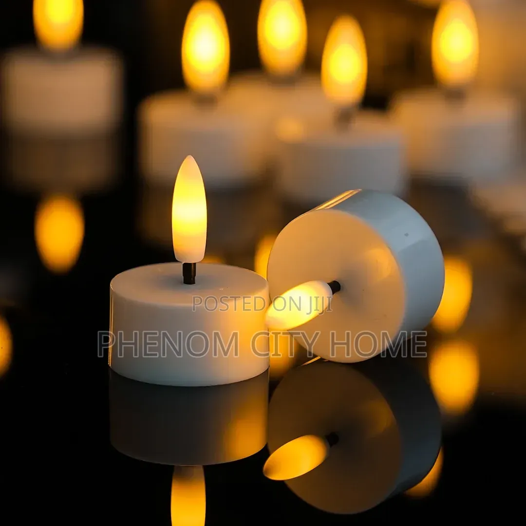 Bullet Tip Flickering LED Candles Battery