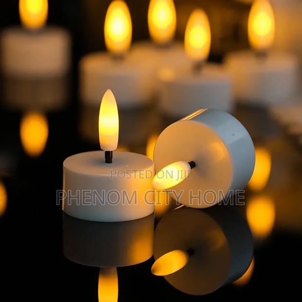 Bullet Tip Flickering LED Candles Battery