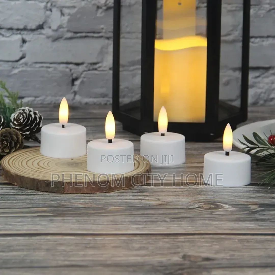 Bullet Tip Flickering LED Candles Battery