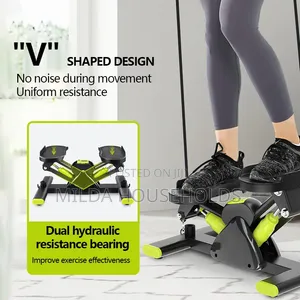 Rock Stepper With Mat and Resistance Band
