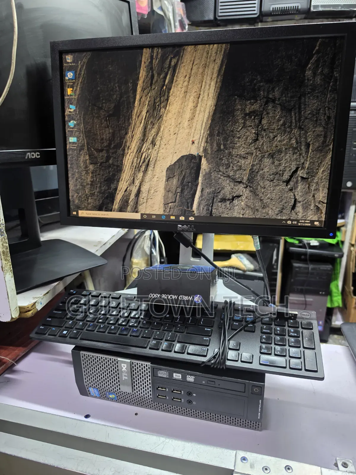 Desktop Computer Dell OptiPlex 3010 4GB Intel Core i7 HDD 500GB