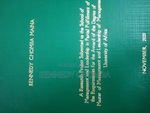 Reserch Project Binding and Embossing