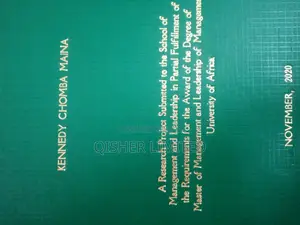 Thesis Binding and Embossing