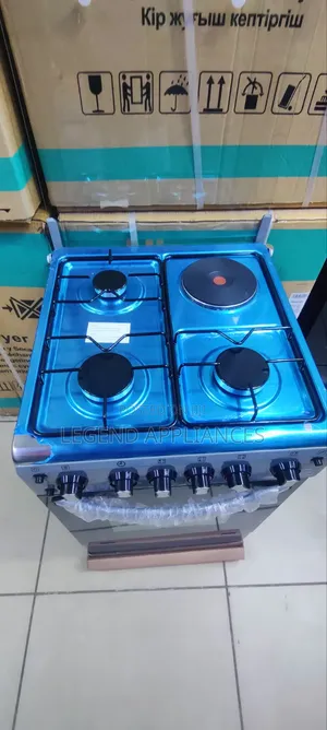 Eurochef Standing Cooker 3Gas +1E 50×55 Electric Oven