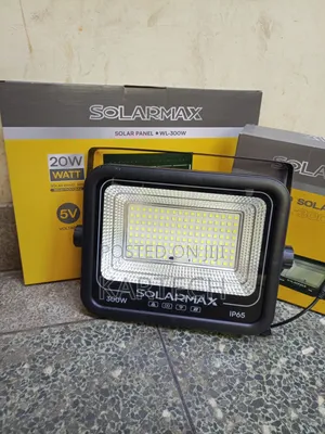 Solarmax 300W Solar Powered Security Compound FloodLight