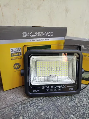 Solarmax 300W Outdoor Solar Flood Lamp With Solar Panel