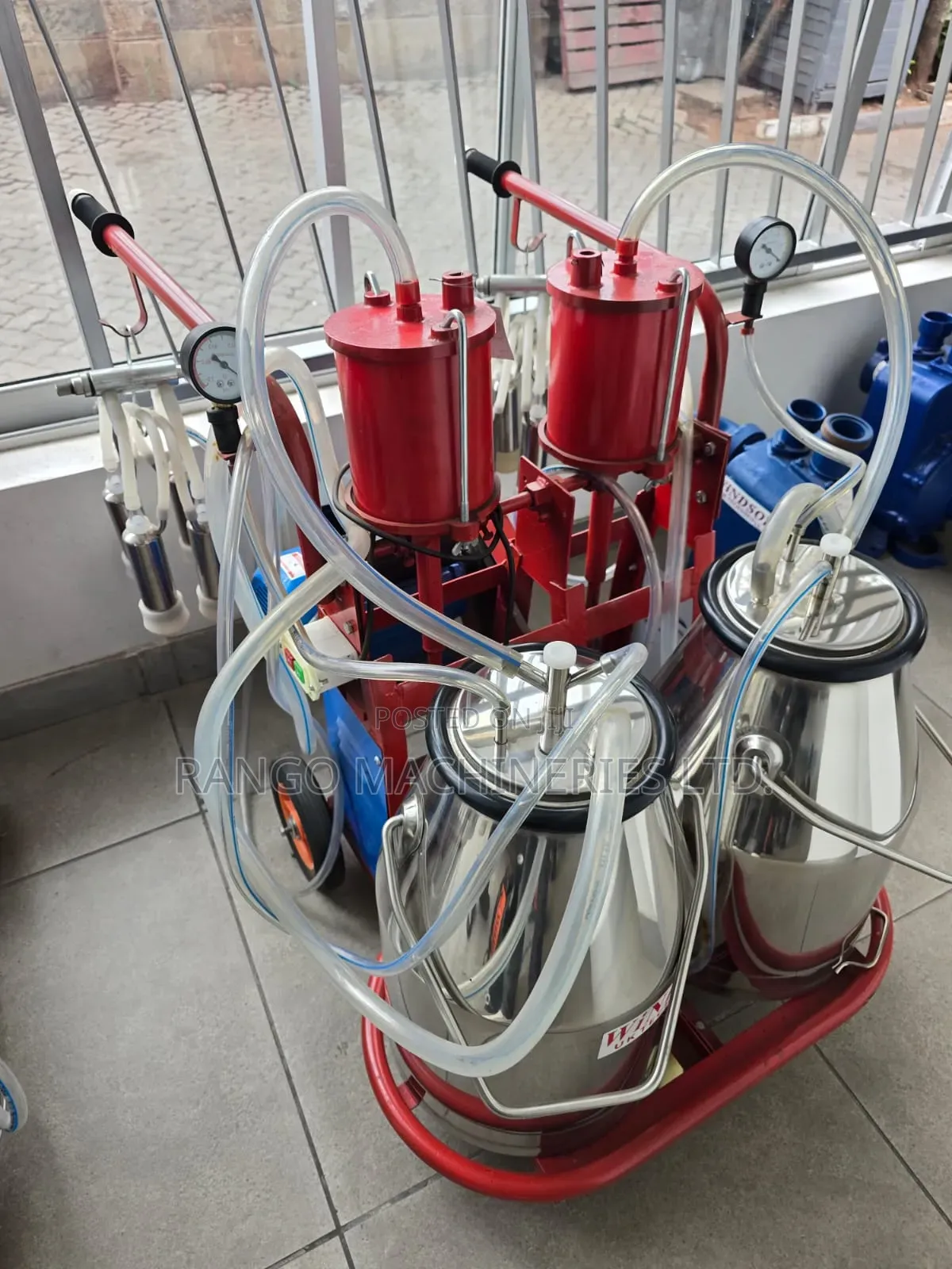 Milking Machine Double Bucket