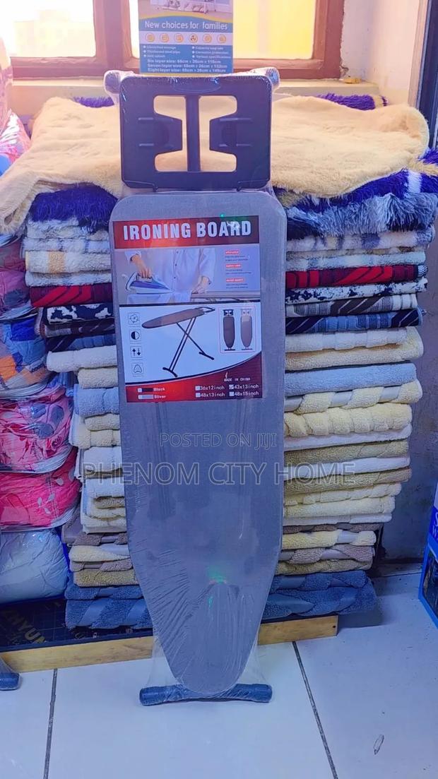Black and Grey Full Size Ironing Board - thumbnail 2