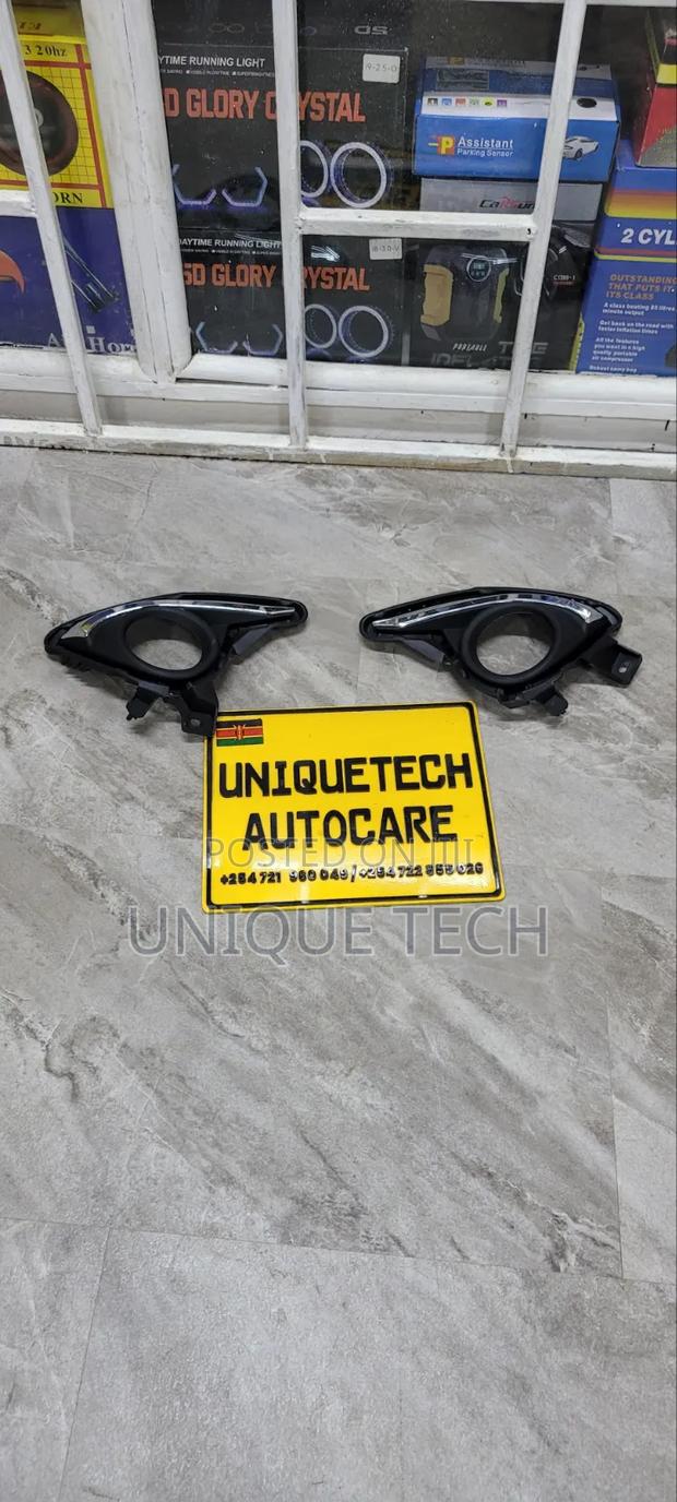 Mazda Demio 2014–2018 Front Fog Lamp Covers| Fog Light Covers - thumbnail 2