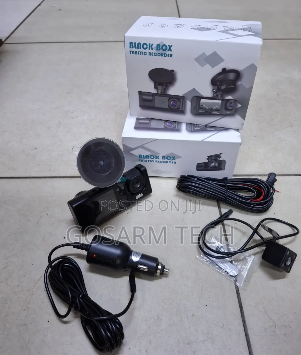 3 Cameras Car Black Box HD 1080P Night Vision Car 3-in-1 Dashcam