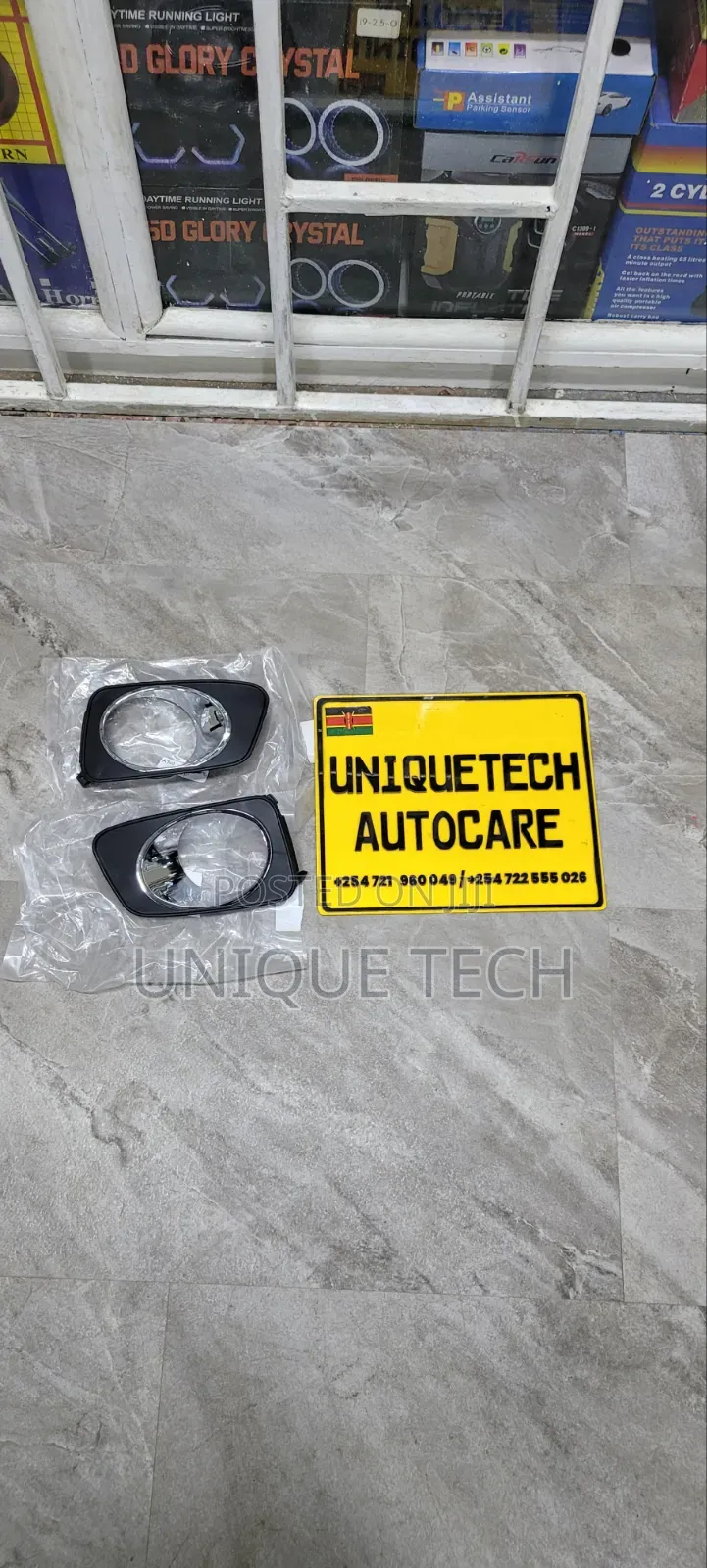 Toyota Axio Fog Light Covers With Chrome