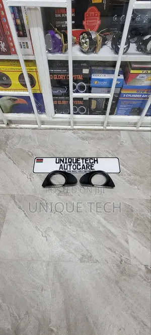 Fog Light Covers|Vitz 2012 2014 Front Bumper Fog Light Cover