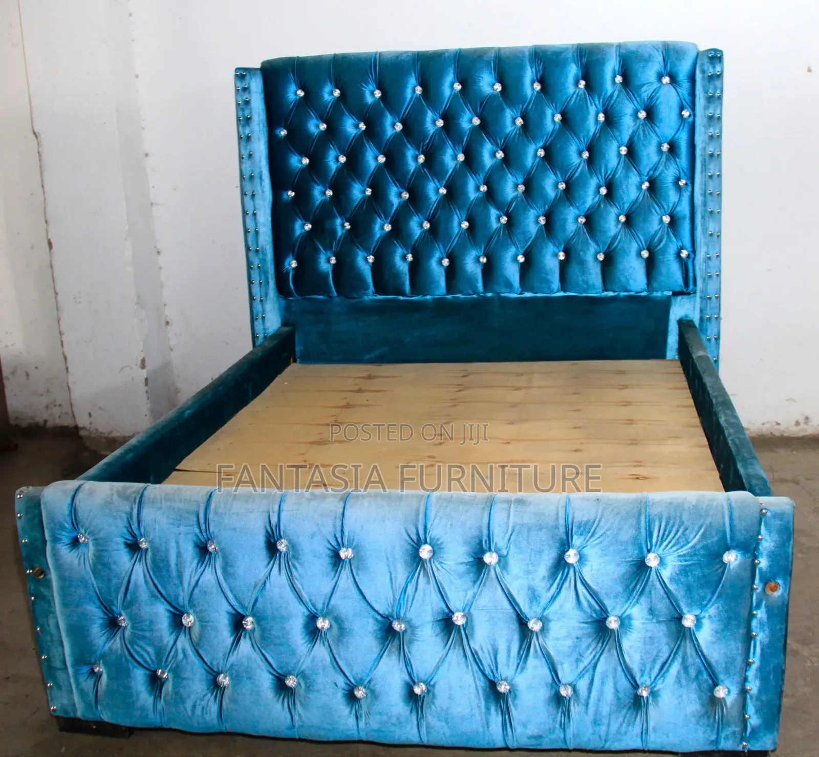 5 by 6 Blue Bed (Chester and Mocket Beds)
