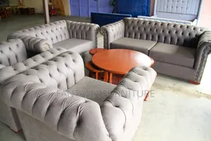 3 Seater Brown Sofa Set