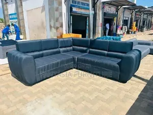 7-Seater Blue/Dark Sectional Sofa
