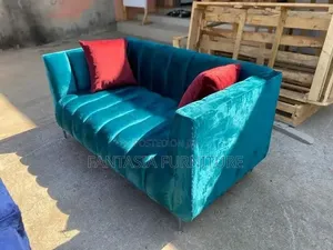 2-Seater Turquoise Sofa