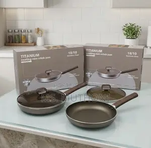 Titanium Coating Non-Stick Pan Grill in 26 Cm / 28 Cm