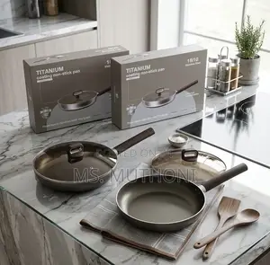 Titanium Coating Non-Stick Pan Grill in 26 Cm / 28 Cm