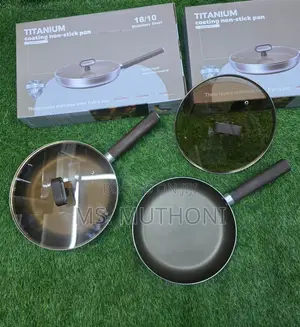 Titanium Coating Non-Stick Pan Grill in 26 Cm / 28 Cm