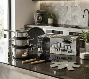 UCC LIFE 13pcs Non-Stick Honeycomb Interior Luxury Cookware Set