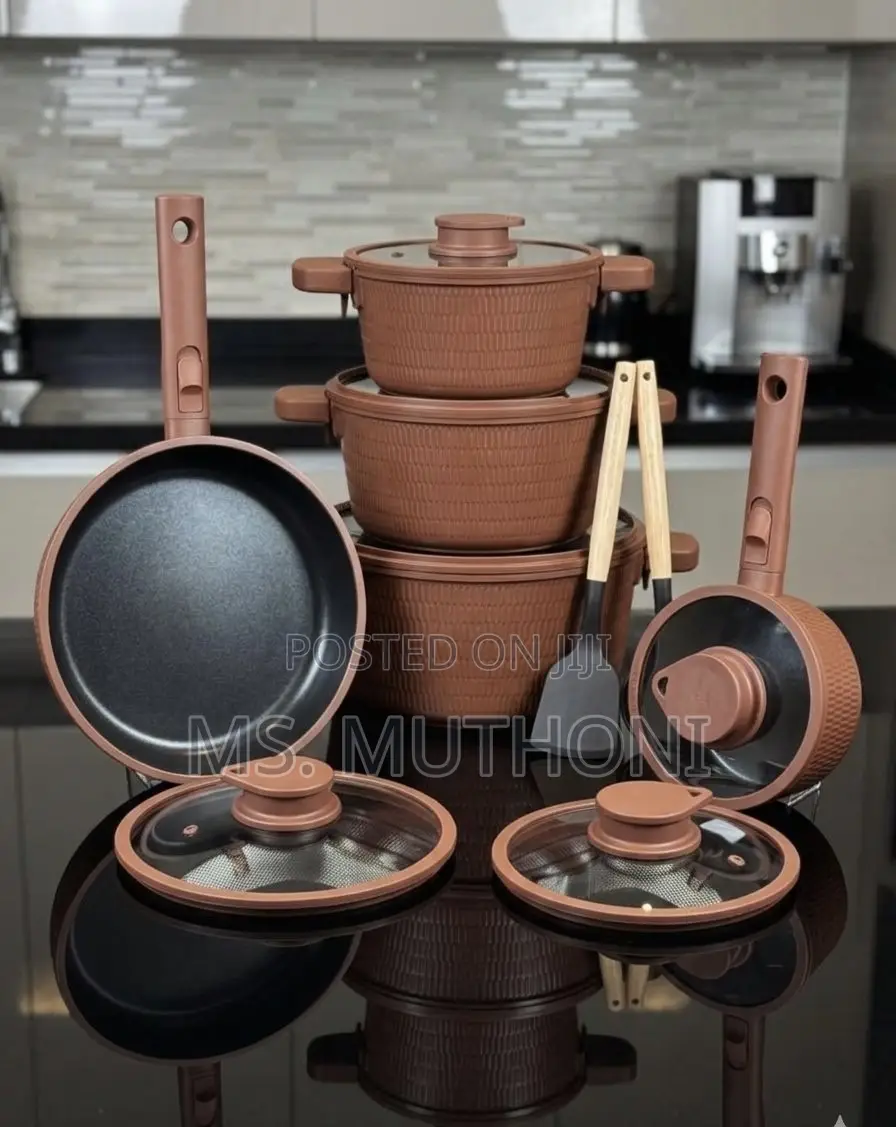 The Terra Cotta Weave 14 PCS Cooking Pots Series