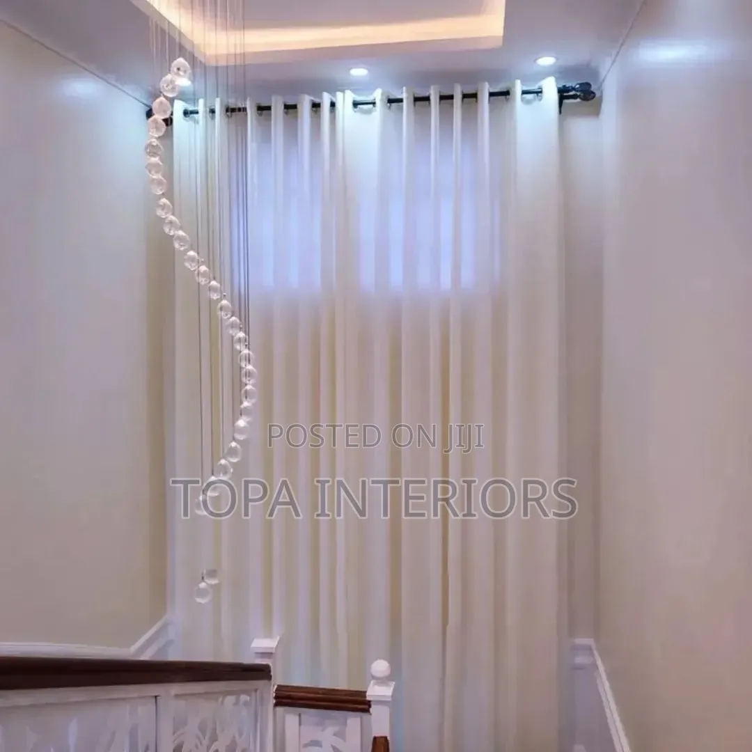 Wide Sheer Curtains Net for Large Living Room Windows