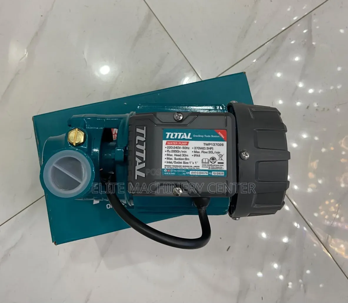 Total 370W 0.5HP Peripheral Water Pump (TWP13706)