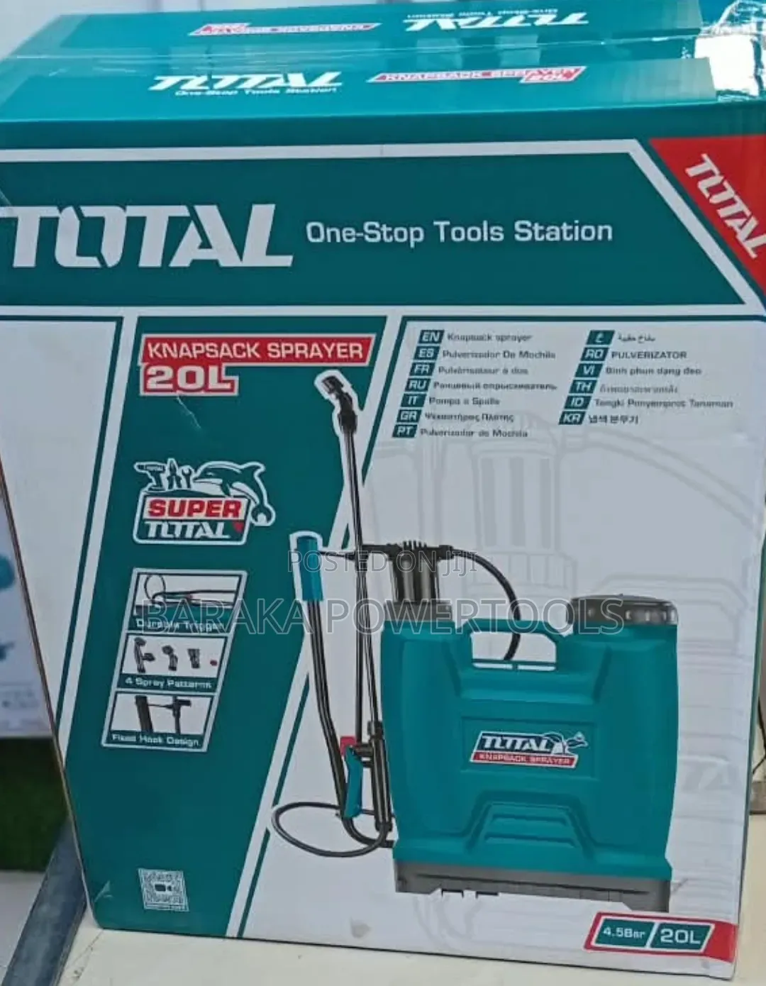 TOTAL 20-Litre Knapsack Sprayer.