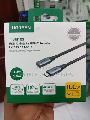 Ugreen USB-C Male to USB-C Female Extension Cable 1M
