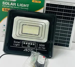 JSOT Lamp 50W Solar Flood Light (Model JD-T50).