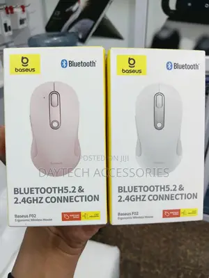 Baseus F02 Ergonomic Dual-Mode Wireless Mouse Bluetooth 5.2 and 2.4Ghz