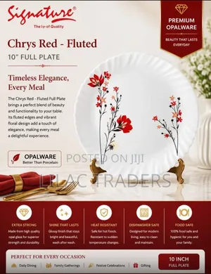*Signature Set of 6 Plates Je