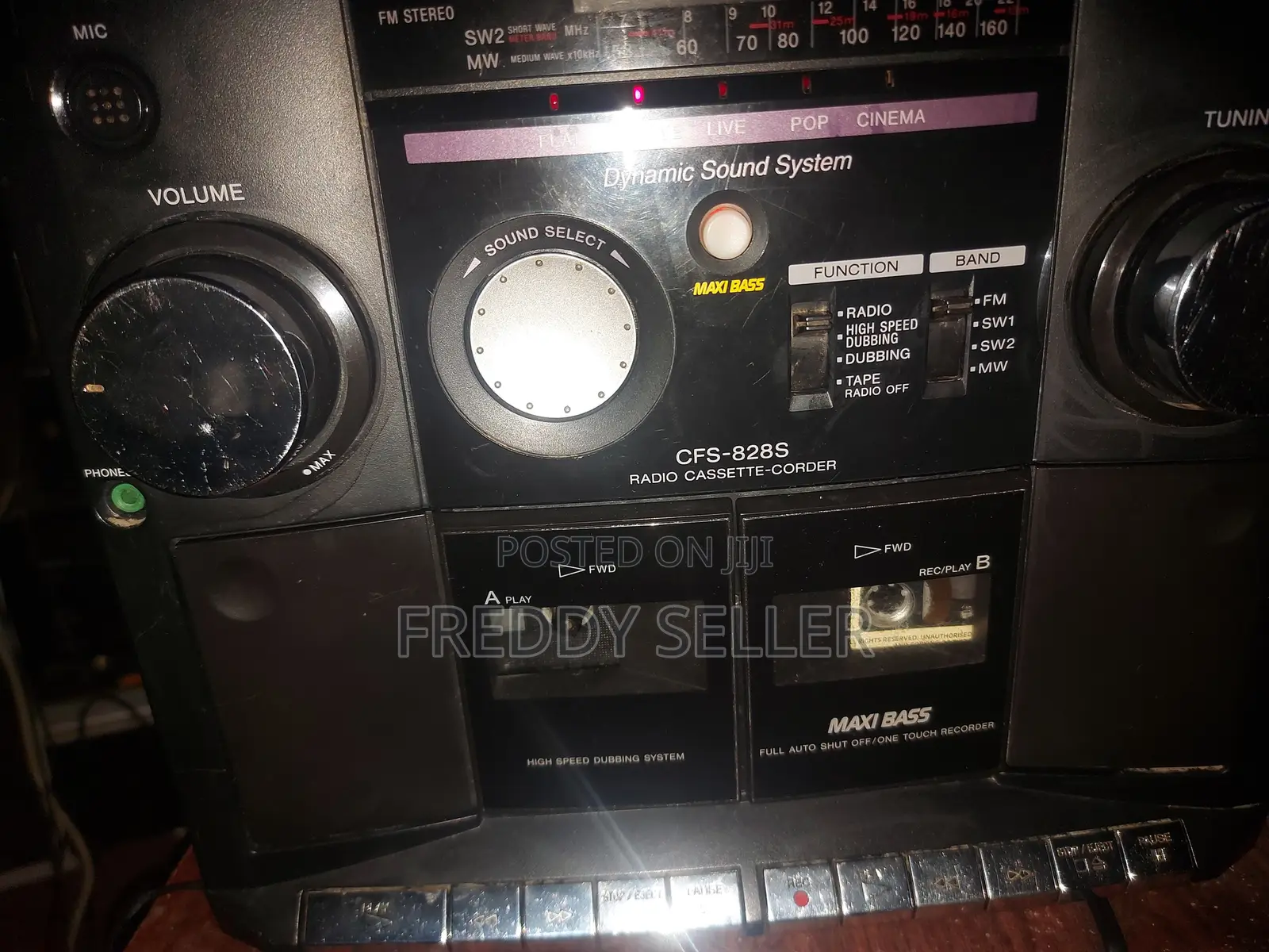 Sony CFS 828S Double Deck Radio Cassette Player