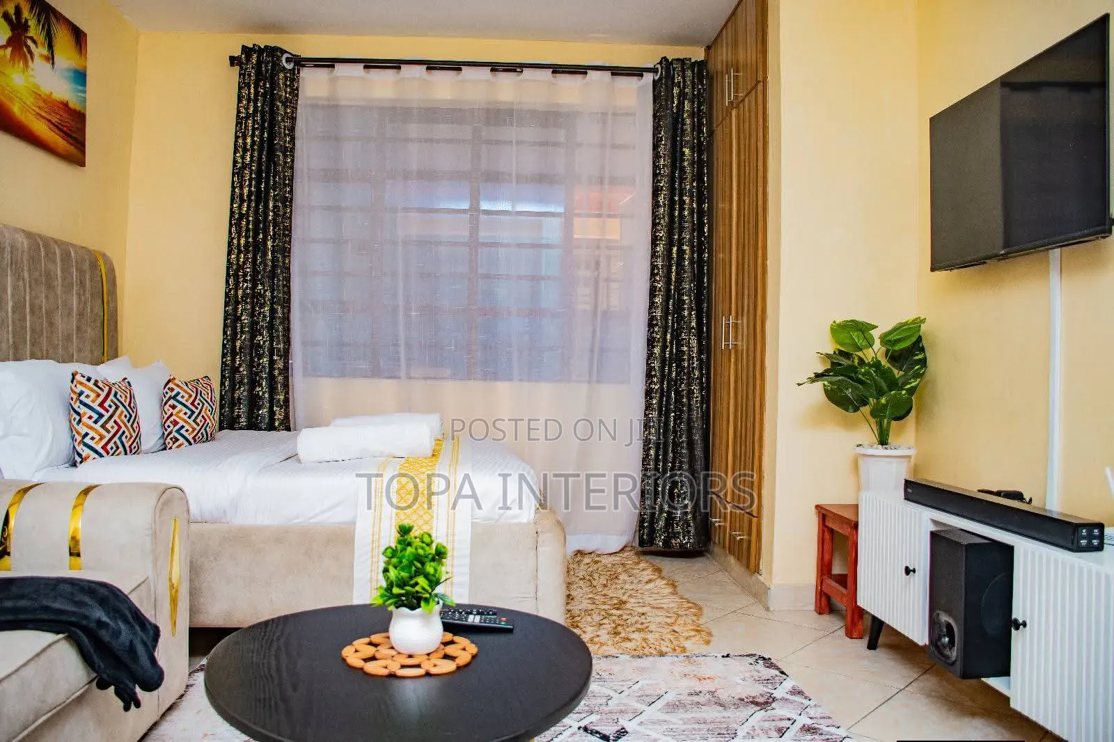 Black Velvet Curtains With Gold Patterns