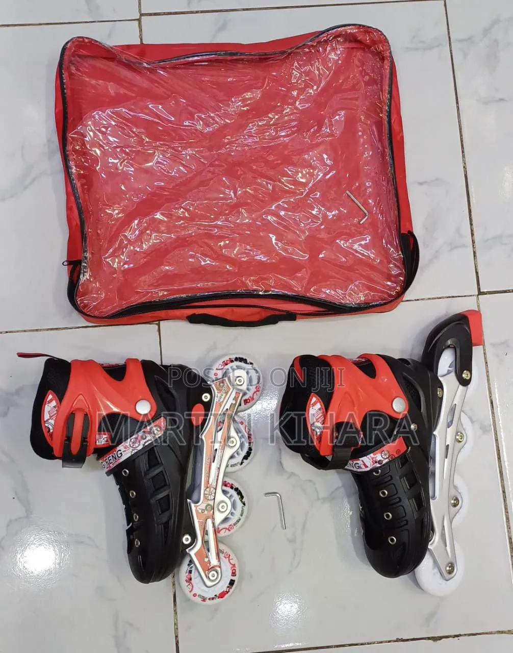 Rubber Wheels Inline Roller Skates