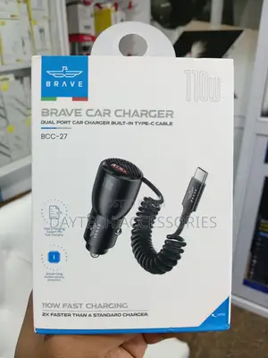 BRAVE 110W Multiport Car Charger - Black