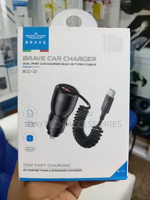 BRAVE 110W Multiport Car Charger - Black
