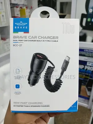 BRAVE 110W Multiport Car Charger - Black