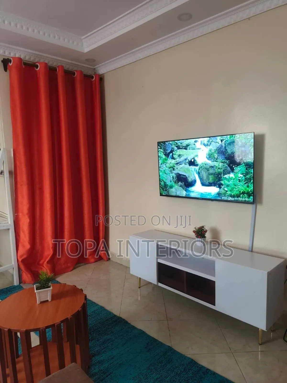 Orange Living Room Curtains With Rings