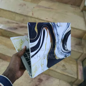 Black Gold Marble Customized Laptop Skin