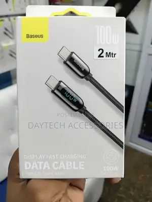 Baseus Display Fast Charging Data Cable Type-C to Type-C 100W 2 Meters