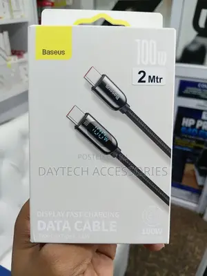 Baseus Display Fast Charging Data Cable Type-C to Type-C 100W 2 Meters