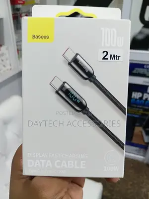 Baseus Display Fast Charging Data Cable Type-C to Type-C 100W 2 Meters