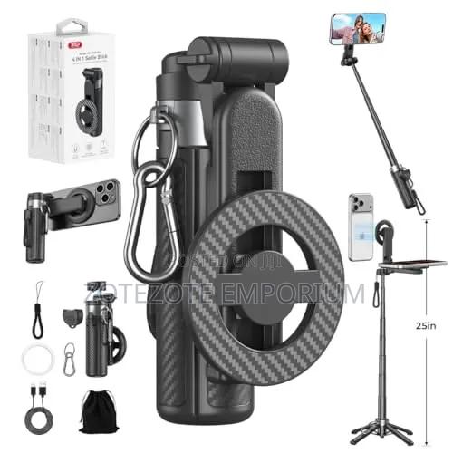 Foldable Magnetic Ring Phone Tripod Stand - main view