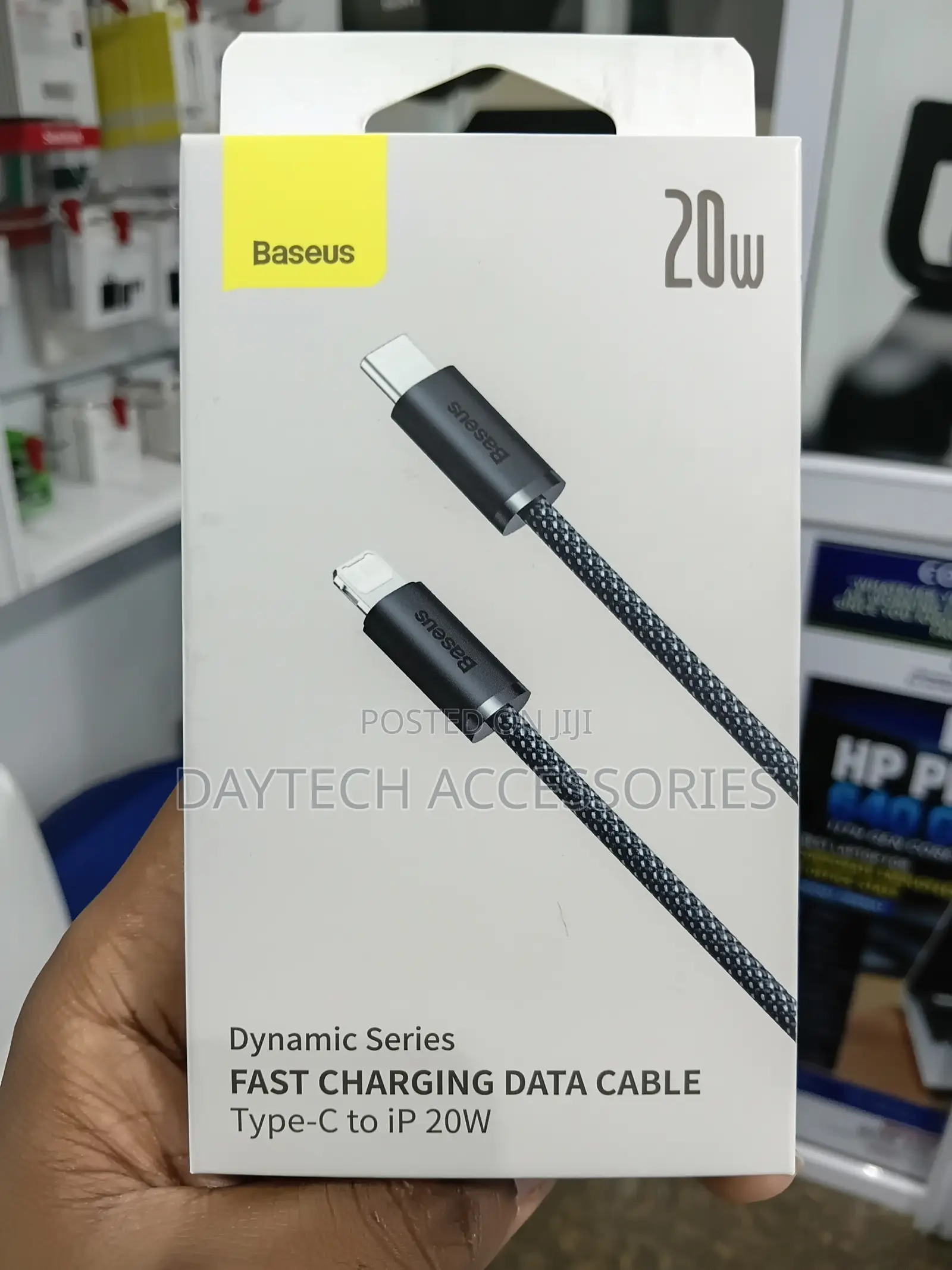 The Baseus Dynamic Series Type-C to Lightning Cable 20W.