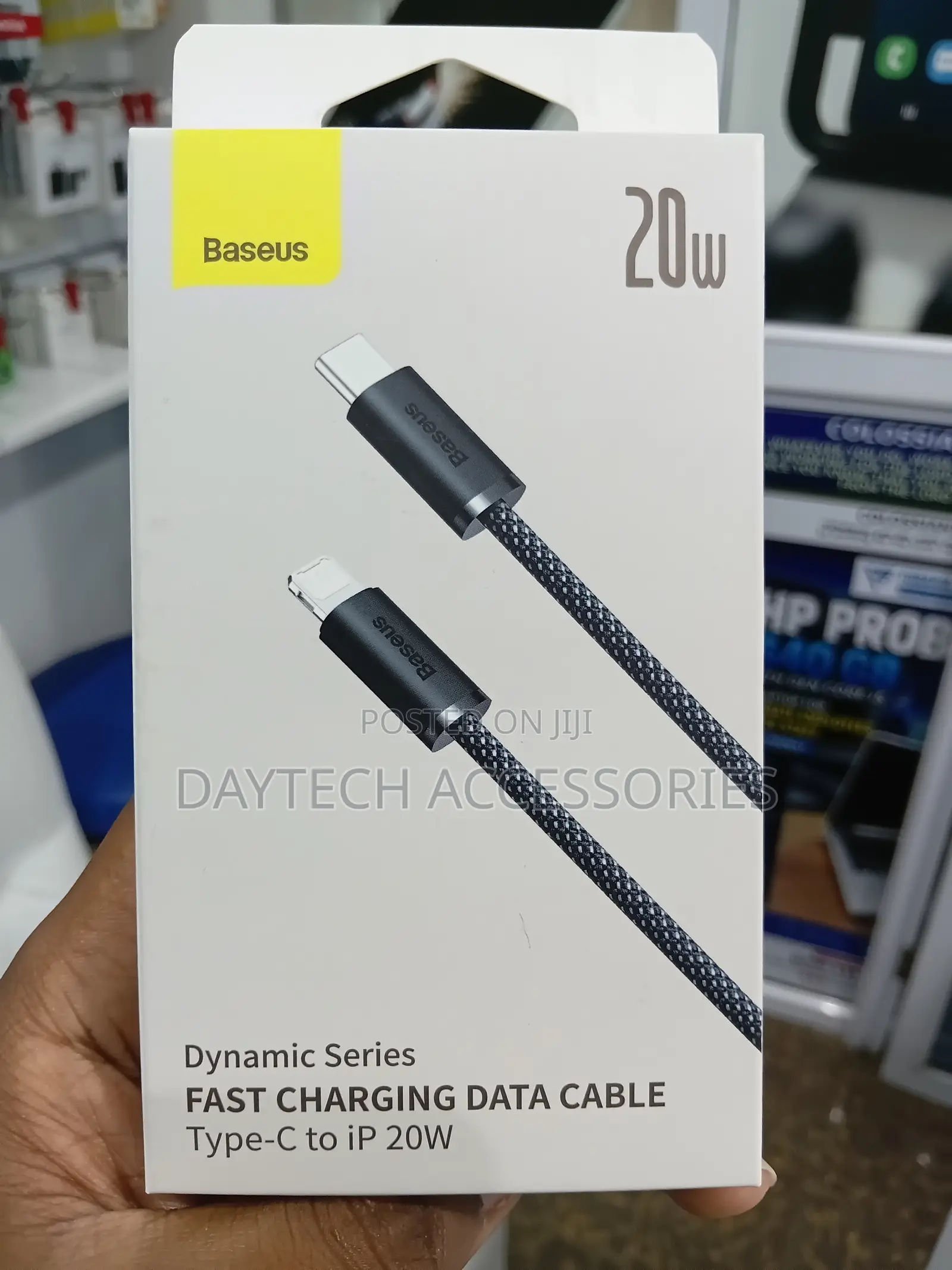 The Baseus Dynamic Series Type-C to Lightning Cable 20W.