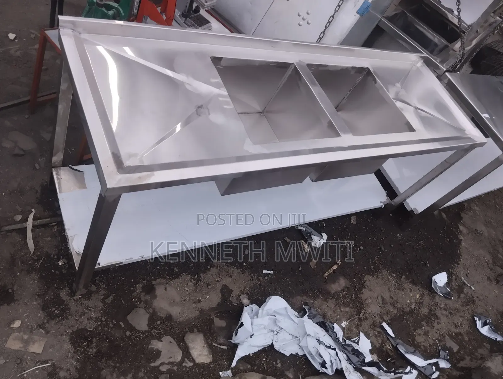 Stainless Double Sink Double Drain